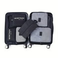 thumbnail image 5 of 1pc Large Version Of 7-pieces Travel Supplies Assortment Set Storage Bag, Business, 5 of 5