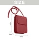 thumbnail image 2 of Bolso para teléfono móvil de PU con un solo hombro, bolso vertical para teléfono móvil, 2 of 5