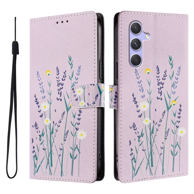 FOXDOCK Funda Tipo Cartera para Samsung Galaxy A54 5G con Soporte y Correa – Diseño de Patrones Lindos