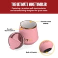 thumbnail image 3 of RTIC Happy Hour Lowball 8 oz Ceramic Lined Tumbler, Rosewater, 3 of 9