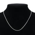 thumbnail image 1 of wholesale 925sterling solid Silver 1mm snake chain Necklace 16-30inch, 1 of 5
