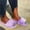 Purple, variant on SMihono Sandals Womens Summer Plus Size Women's Sandals Pearl Flat Slippers Casual Beach Indoor&Outdoor Shoes Slipper On Clearance