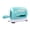 Blue, variant on Portable Hand Crank Die Cutting Embossing Machine for Leather Craft Sturdy ABS Materials