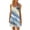 Blue #3, variant on XWSHYW Summer Dresses for Women 2025 Fashion Striped Pattern Crew Neck Holiday Party Dresses Sexy Sleeveless Loose Fit Beach Mid-Length Dress