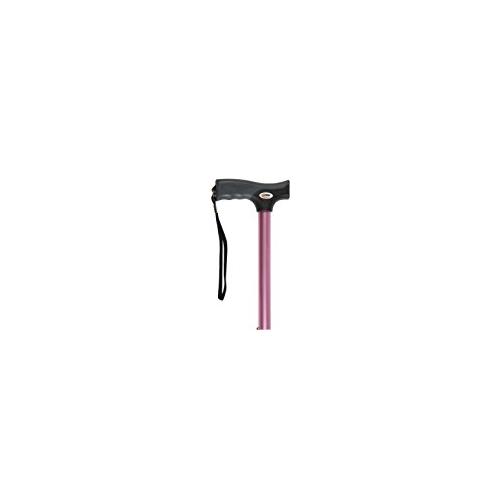 Carex Soft Grip Derby Walking Cane for All Occasions, Adjustable, Pink, 250 lb - image 4 of 9