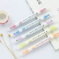 thumbnail image 3 of Mfigree 12 Highlighter Marker Pens with Double Tip ,Fine & Chisel Tip Highlighters Assorted Colors, Colored Highlighters, Highlighter Pens, Highlighter Markers, Markers for Journaling, 3 of 8