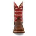 thumbnail image 4 of TWISTED X Adult Male 12in Western Work Boots, Color: Distressed Saddle & Ruby, Size: 10, Width: D, 4 of 7