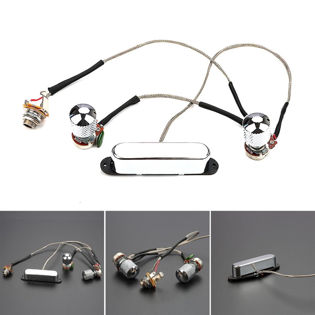 CEORPER Single Coil Guitar PreWired Guitar Pickup with Knobs Electric Guitar Part