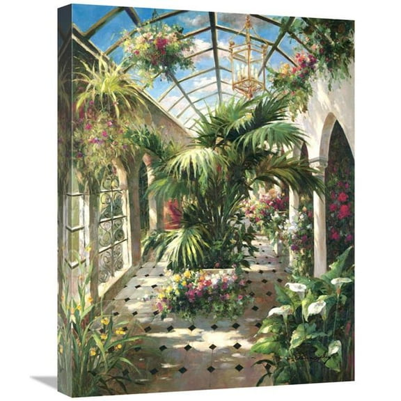 Global Gallery  Garden Atrium II Art Print - Vera Oxley