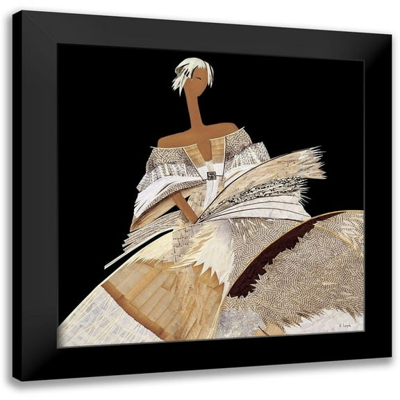 Loesch, Elisabeth 12x12 Black Modern Framed Museum Art Print Titled - Emmanuelle