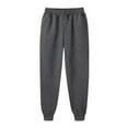 thumbnail image 3 of OSOLU Women Ladies Solid Color Drawstring Elastic Waist Casual Loose Foot Sweatpants Trousers Fashionable Classic Leisure Bottoms, 3 of 3