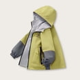 thumbnail image 2 of DJDLJWCJ Boys Windbreaker Jacket (3-15) Waterproof Hooded Reversible Jacket Spring/Fall Zip Up Outerwear for Kids Green Size 3T, 2 of 6