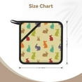 thumbnail image 3 of Pofeuu Colorful Rabbit Print Silicone Trivet Mats,Silicone Hot Pads for Kitchen, Silicone Trivets for Hot Pots and Pans, Silicone Hot Pad, 3 of 8
