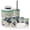 Color 3, variant on Bathroom Accessory Set 6 Piece with Meadow wildflower seamless Boho botanical floral field Toothbrush Holder, Soap Dispenser, Soap Dish, Trash Can with Lid, Toothbrush Cup, Toilet Brush Holder
