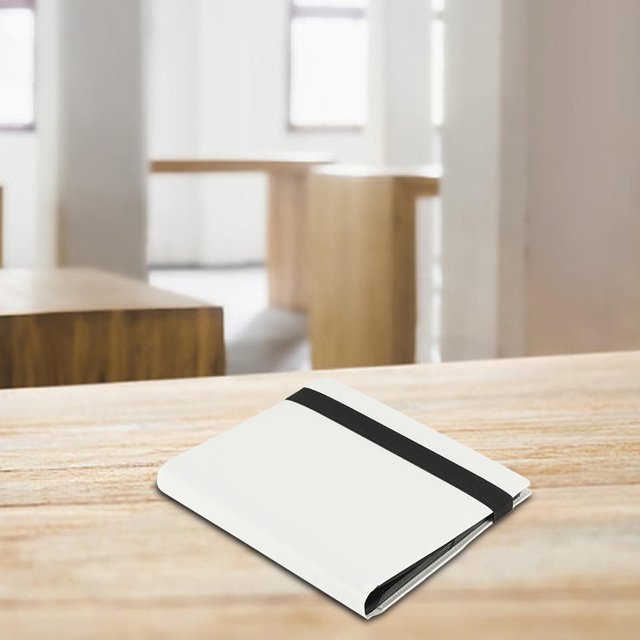 Carpeta de estuches Shamjiam Álbum de coleccionistas de 160 s portátiles 20 hojas Blanco almacenamiento de álbumes