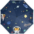 thumbnail image 5 of HUGFEGWE Sun Rain Umbrella 8 Ribs Auto Open Close Umbrella Sun Block Foldable Umbrella with Reflective Stripe CJ25311-6811, 5 of 5