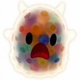 thumbnail image 3 of Halloween Ghost Squishy Toy with Colorful Bead Filled Design, Clear with Multicolor Beads, for Kids and Adults, Relaxation Toy, 3 of 3