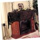 thumbnail image 4 of Decoración de Halloween, decoración de Halloween, cortina de telaraña de murciélago, mantel, bufanda para chimenea, mesa Runner, 4 of 5