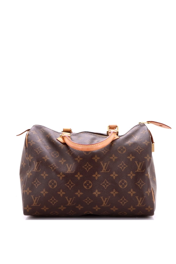 Pre-Owned Speedy Handbag Monogram Canvas 30 By Rebag