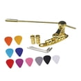 thumbnail image 4 of lionlar Electric Guitar Bridge Stop Bar Easy Installation for Music Instrument Parts Gold, 4 of 9