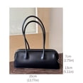 thumbnail image 2 of Cowhide Leather Women Doctor Baguette Bag, Shoulder Underarm Bag, Smooth Texture, 2 of 8
