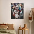 thumbnail image 6 of Animated Harley Quinn Canvas Decorative Poster Art Picture Painting Bedroom Painting Decor Dinner Room Living Room Posters Gift Unframe Wall Poster 20"x24", 6 of 7