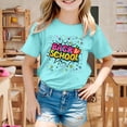 thumbnail image 2 of LUOGENLI Tank Tops for Girls 12-14 Kids School Season Back to School Season Printed Casual Short Sleeve Top T Shirt Shirts for Girls 8-10 Cute Tank Tops for Girls 12-14 8-9 Years, 2 of 7