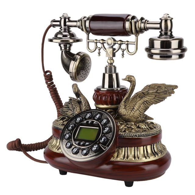 Teléfono antiguo Retro vintage NikouMX con dial giratorio Funcionalidad inteligente
