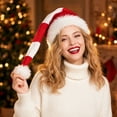 thumbnail image 7 of LNZGNM Christmas Hat for Men Women, Festive Holiday Theme, Cozy and Warm for Christmas Parties, Family Gatherings, and Holiday Photos, Easy to Match with Outfits,B(One Size), 7 of 7
