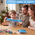 thumbnail image 3 of Joyfy 4.2oz Blue Glitter Crystal Putty, Non-Sticky Sensory Slime for Kids and Adults, Squishy Stress Relief Toy for Christmas & Birthday Gifts, 3 of 7