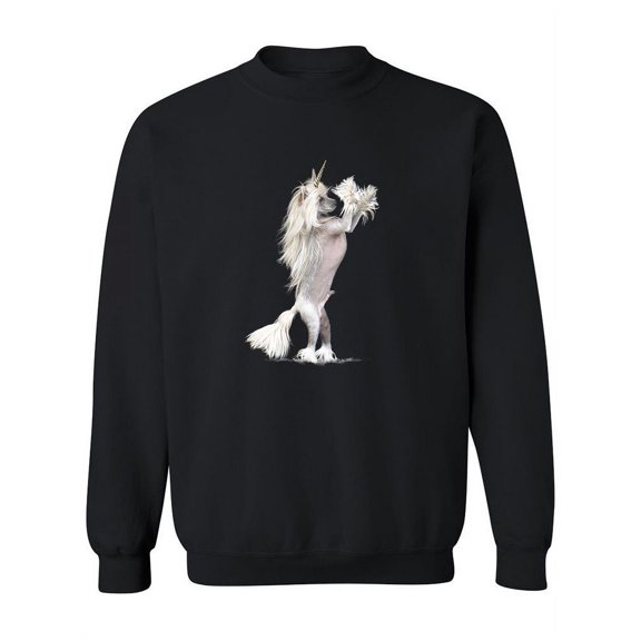Chinese Dog Unicorn  Sweatshirt Women -Image by Shutterstock, Female XX-Large
