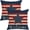 Blue Red, variant on Vintage American Flag Pillow Covers 18x18 Inch Set of 2,4th of July Memorial Day Independence Day 1776 Decor Pillows USA Patriotic Outdoor Decorative Cushion Cases for Couch Bed Decorations