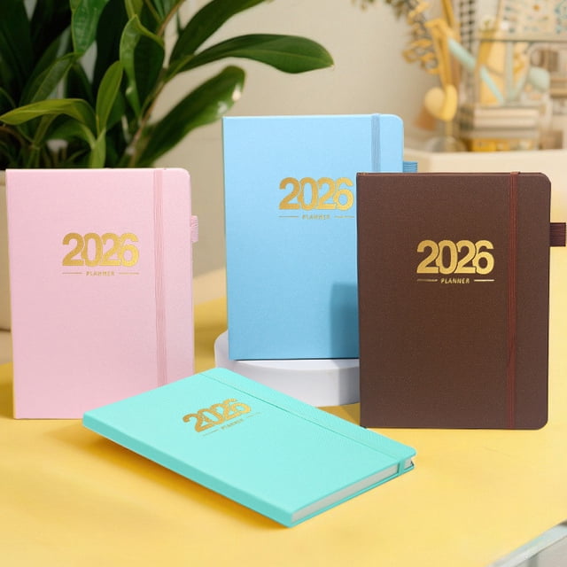 Libreta Organizadora A5 con Calendario Diario | Diario Escolar, de Oficina y de Viaje | Escritura Duradera | Regalo Ideal | 1 Libreta