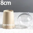 thumbnail image 3 of 1/24 piezas de bolas de plástico rellenables para hacer tú mismo, adornos huecos transparentes para colgar en el árbol de Navidad, caja de bolas abierta, decoración de regalo para fiesta de bodas, 3 of 5