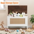 thumbnail image 2 of Storage Chest 30Inch Toy Chest for Boys and Girls, Kids Wood Large Toy Box with Safety Hinge, Storage Bench, Lightweight, Foldable, Space-Saving, Multi-Functional Stool, 2 of 8