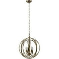 thumbnail image 1 of Home Decor 4 Light Chandelier, Satin Brass, 1 of 1