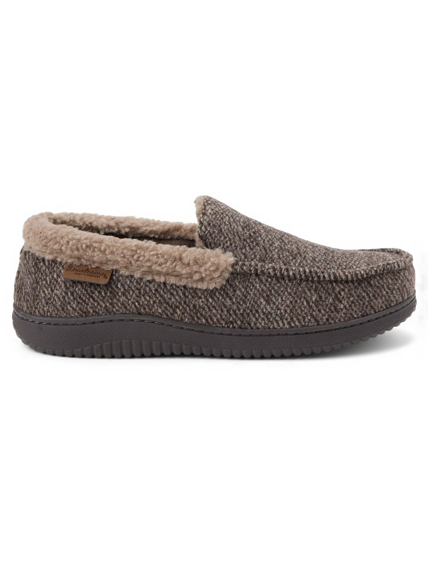 Dearfoams Men's Cozy Comfort Moccasin Slippers photo 3