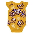 thumbnail image 4 of Girl's Newborn and Infant Outerstuff Purple/Gold LSU Tigers Little Sunshine Two-Piece Bodysuit Set, 4 of 5