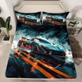 thumbnail image 2 of Castle Fairy Adults Sport Car Bed Sheets,Car Theme King Sheets, 2 of 7