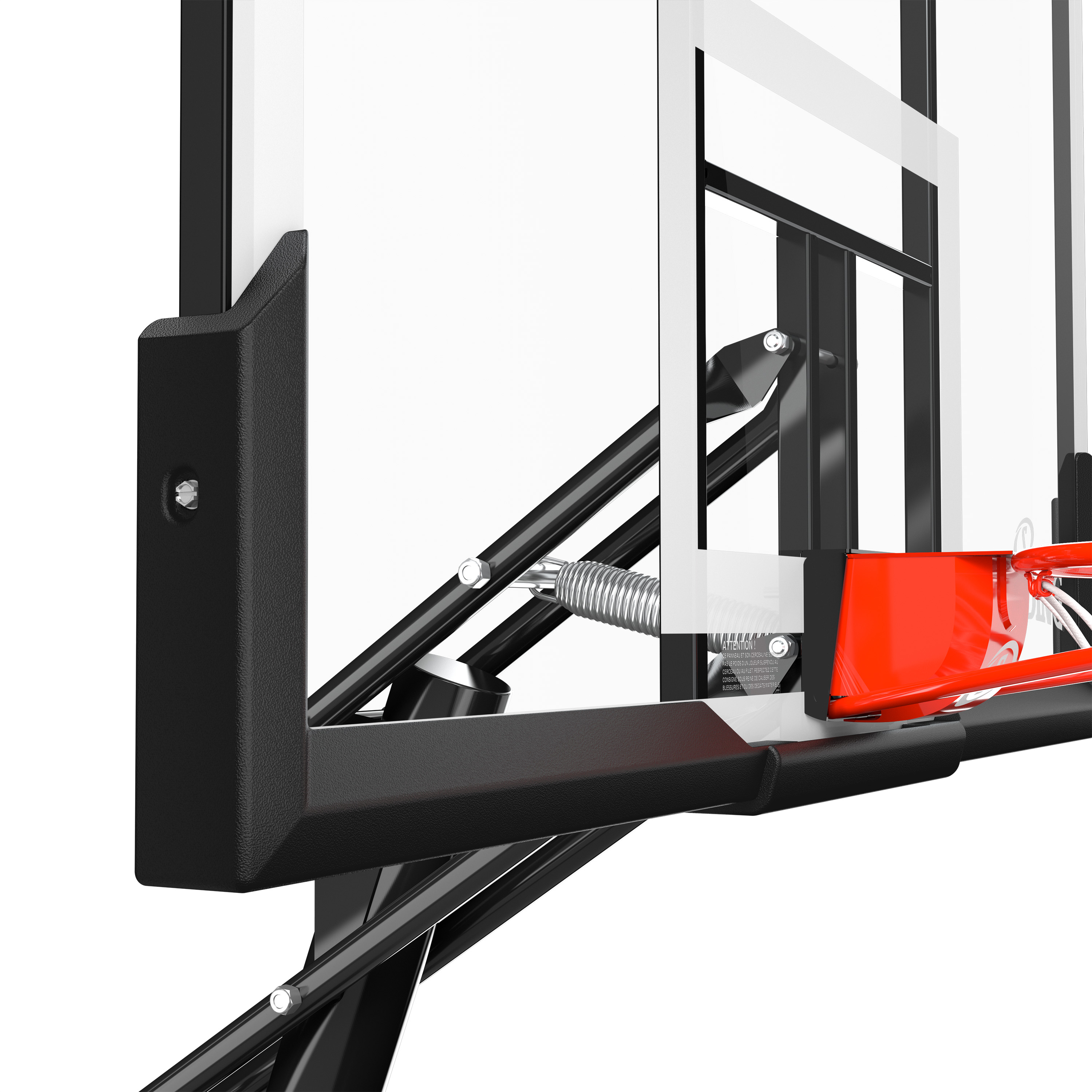 Spalding 54 inch Shatter-proof Polycarbonate Exacta Height® Portable Basketball Hoop System - image 7 of 12