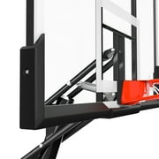 Spalding 54-Inch Portable Basketball Hoop with Shatter-Proof Polycarbonate Backboard, Adjustable ExactaHeight System & Pro Slam Rim-Outdoor Play