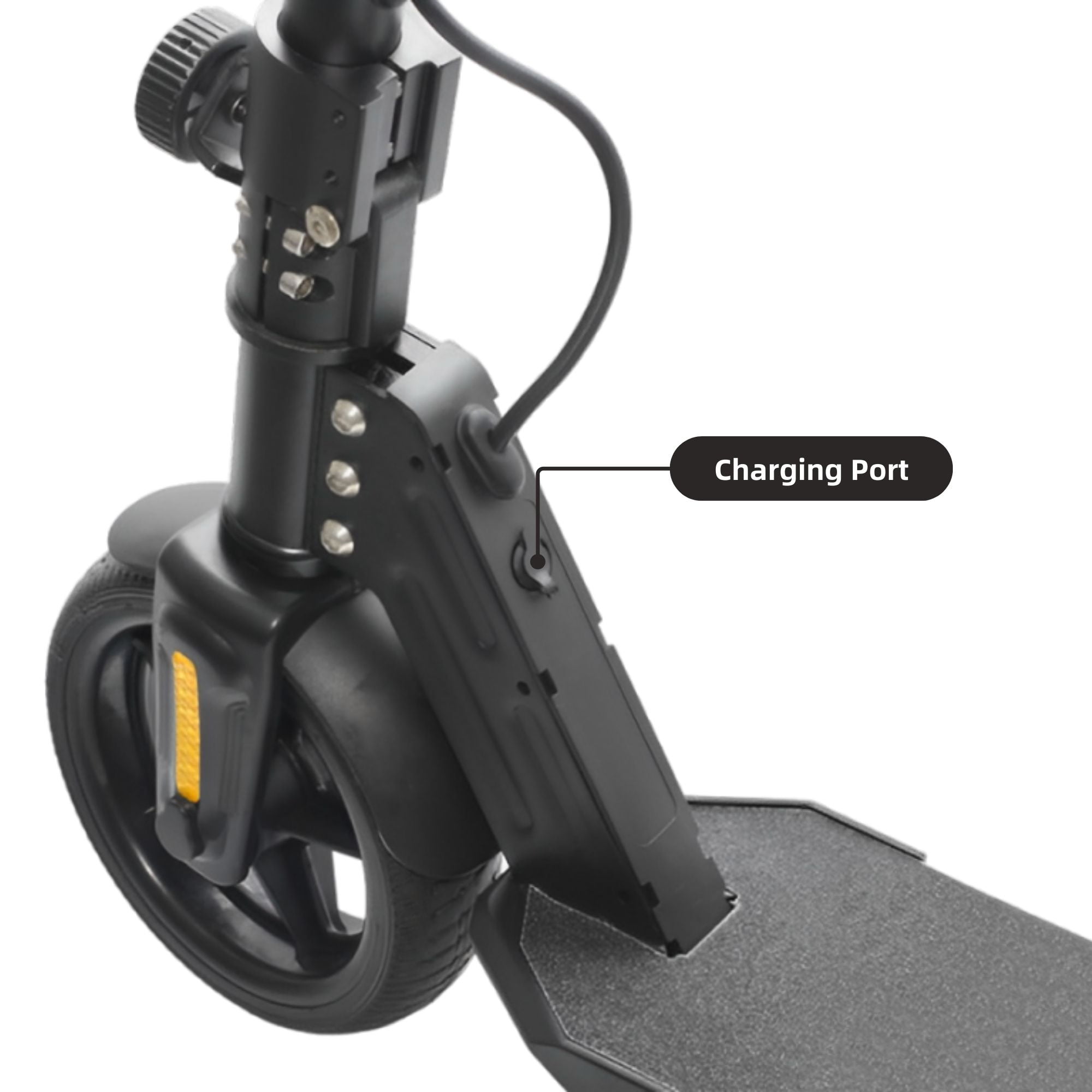 EMOKO A43 Electric Scooter for Kids, up to 10 mph, 6 Miles Range, Black