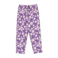 thumbnail image 4 of Balery Daisies Flowers print Women's Pajama Pants,Ultra Lightweight Pjs,Lounge Pant-Large, 4 of 9