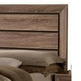 thumbnail image 2 of Bello California King Size Storage Bed 2 Drawers Wood Grains Warm Brown, 2 of 5