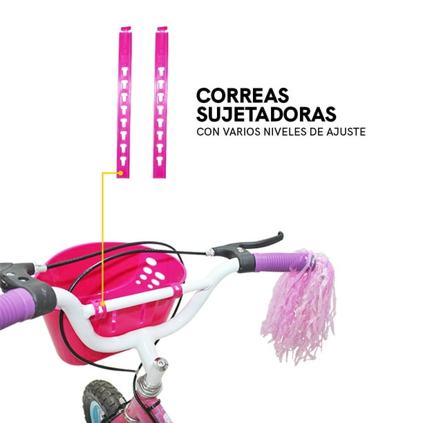 Canasta Canastilla Bicicleta Niña Plástica Rodado 12 PIAGO 12157