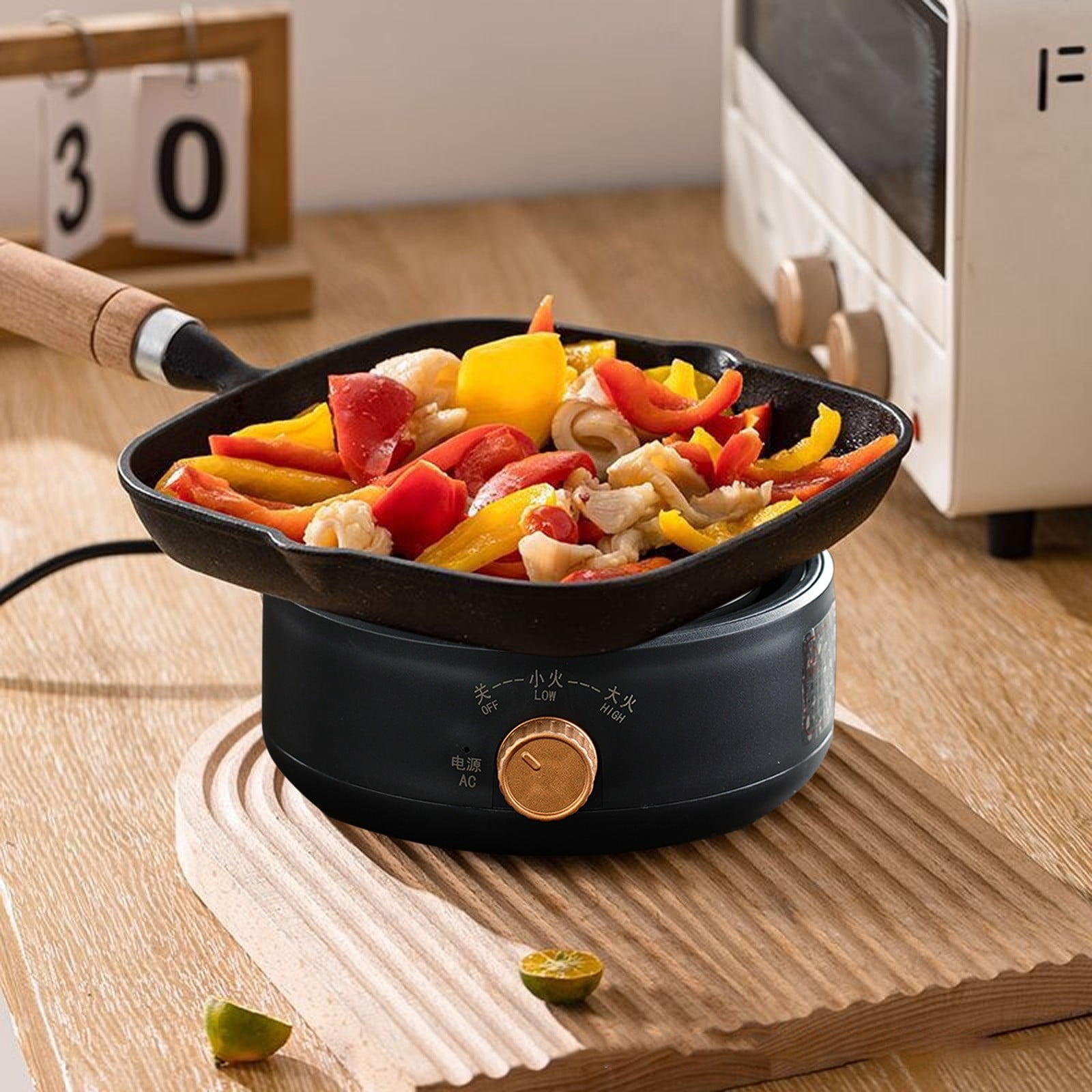 potrochi Electric Mini Stove, Small Hot Plate, Heating Portable Countertop Hot Plate for Home Coffee Tea Water Heater, Small Hot Plate Mini Hot Plate Kitchen Cooktop Electric Heater