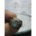 thumbnail image 2 of Men's 925 Sterling Silver Oval GemStone Custom High School Class Ring for College & University Students, Graduation Ring for Him, 2 of 2