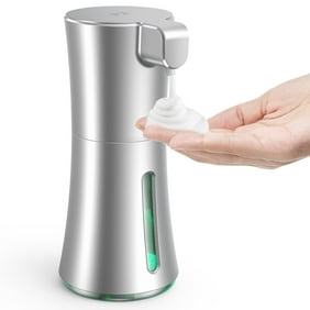Automatic Soap Dispenser,Foaming Soap Dispenser Touchless 350ml/12oz,Battery Operated Hand Free Automatic Foam Liquid Soap Dispenser for Bathroom or Kitchen