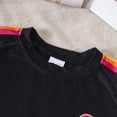 thumbnail image 4 of Toddler Baby Girl Clothes Summer Outfits Short Sleeve Elastic Sweatshirt and Shorts 2 Piece Sweatsuit Set 6-12 Months 12-24 Months 2t 3t 4t 5t 6t 7t 8t 9t Children 5-6 Years, 4 of 7