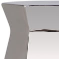 thumbnail image 2 of Safavieh Modern Hexagon Indoor/Outdoor Garden Patio Stool, Silver, 2 of 4